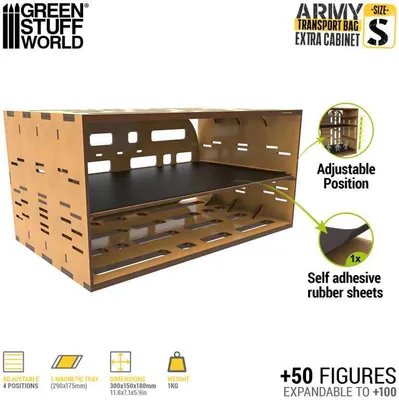 Produktbild von GreenStuffWorld Figurentragetasche - Zusätzlicher Organizer S