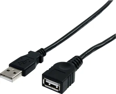 Produktbild von StarTech.com USB 2.0 Verlängerungskabel USB-A Stecker/Buchse 3 m Schwarz