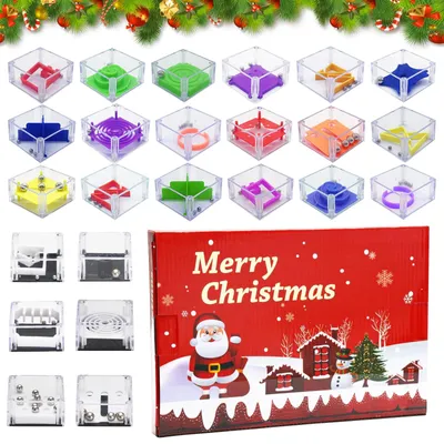 Immagine prodotto di Elzusha - Calendario dell'Avvento 2025 - 24 puzzle per adulti