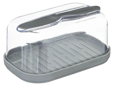 Zdjęcie produktu dla Maselniczka plastikowa z nożykiem do masła