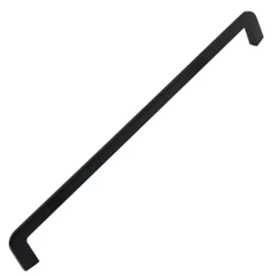 Productafbeelding van Zinken meubelgreep, afstand tussen de gaten 192 mm, zwart mat, set van 12 stuks
