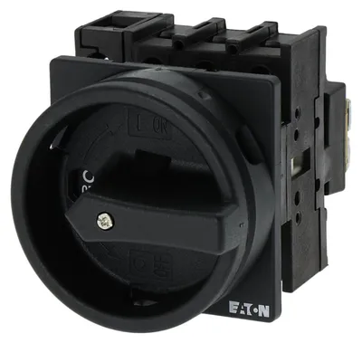 Produktbild von EATON P1-32/EA/SVB-SW/N 093452 Hauptschalter 32A Einbau 3p+N HALT in 0-