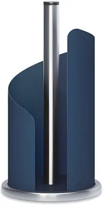 Produktbild von PolkaHome® Design Küchenrollenhalter Edelstahl matt H 30 Ø 15 cm Standrollenhalter