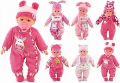 Zdjęcie produktu dla Lalka bobas 35 cm - mix wzorów