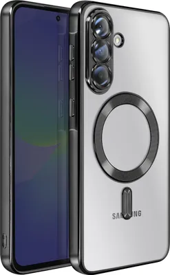 Produktbild von Avizar, Hülle Galaxy A36 MagSafe Kompatibel Chromrand Robust, Schwarz
