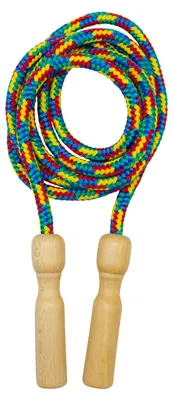 Produktbild von GICO Springseil Multicolor, 250 cm, HolzSpringseil Hüpfseil - 3004