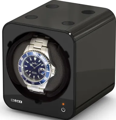 Produktbild von Boxy Uhrenbeweger Fancy Brick Schwarz