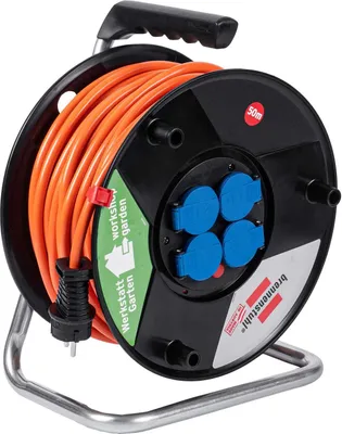 Zdjęcie produktu dla Przedłużacz bębnowy Brennensthul Akyga AK-CR-06 bryzgoszczelny 4 gniazda 3x1.5 mm IP44 50 m
