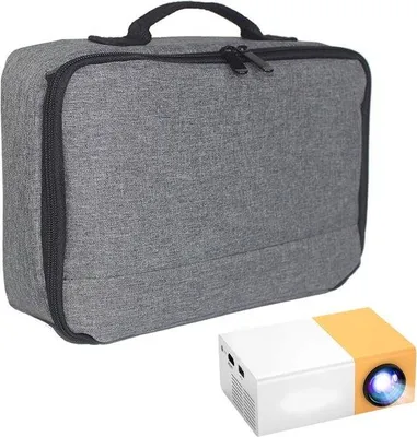 Productafbeelding van Projector tas met handvat - robuust nylon - beschermende opbergtas - ideaal voor transport