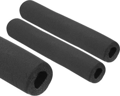 Immagine prodotto di Tubo isolante in gomma - Maniglia per tubo di rivestimento - Protezione per maniglia - Elevata elasticità - Lunghezza 0,25 m - Nero