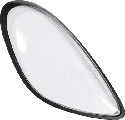 Produktbild von Scheinwerferglas Abdeckung Scheinwerfer Lichtscheibe Klar Streuscheibe Abdeckung für Porsche Cayman 981 2014-2016 Klar Schwarz PC 1Stk Vorne Rechts Auto