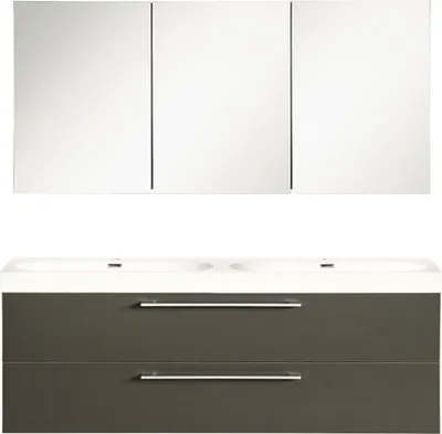 Obrázek produktu pro Souprava koupelnového nábytku Somero antracit 120x54 cm vč. zrcadlové skříňky
