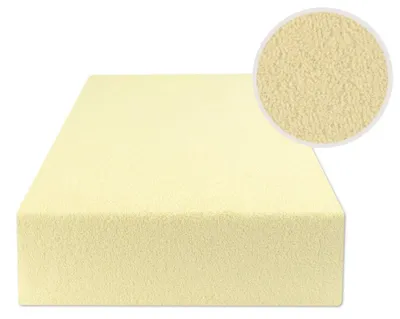 Produktbild von eStilex Spannbettlaken Kinderbett Frottee 60x120 cm Creme