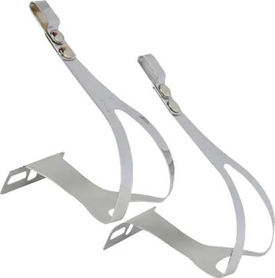 Produktbild von Zéfal Pedalhaken Christophe Metall Größe 42 - Klassische Toeclips für sichere...