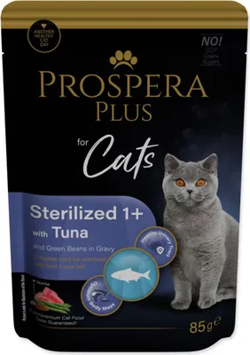 Image de Prospera Plus Stérilisé 1+, Thon, Haricots 85g