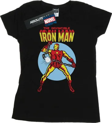 Produktbild von Marvel - "The Invincible" T-Shirt für Damen BI48868 (M) (Schwarz)