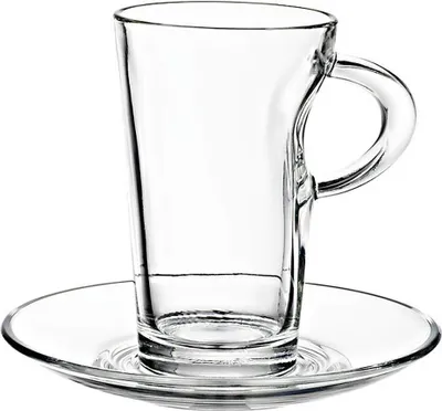 Produktbild von Glastasse Summer mit Untertasse 2tlg.