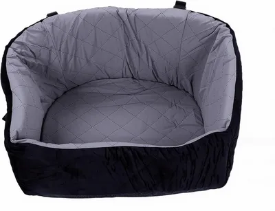 Productafbeelding van Hondenautostoel - Reisstoel Huisdier - Veilig Reizen - Ademend Waterdicht - 48x46x28cm - Grijs