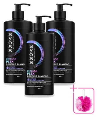 Produktbild von 3 x Syoss Intense Plex Shampoo - 440 ml - Sparpackung - 3 Stücke