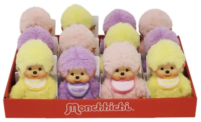 Zdjęcie produktu dla Monchhichi 15 cm w asortymencie, 3 różne kolory
