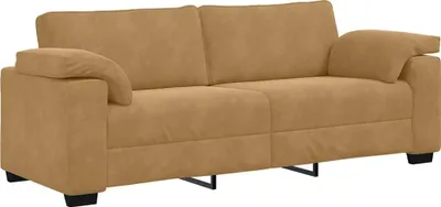 Obrázok produktu pre 3-miestna pohovka hnedá 220x77x82 cm zamatová