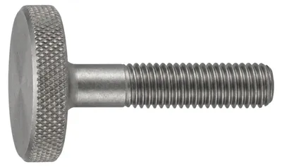 Produktbild von DIN 653 Rändelschraube niedrige Form M8x60 Stahl blank 10 Stk