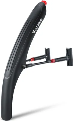 Produktbild von WEST BIKING Fahrrad-Schutzbleche, verstellbar, Schnellspanner, leichte Rennrad-Schutzbleche, universeller Schmutzf?nger fš¹r hinten oder vorne