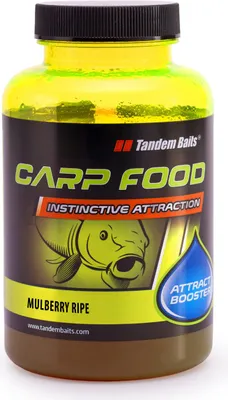 Produktbild von Tandem Baits Carp Food Attract Booster Reife Maulbeere, Karpfen Angeln ohne Mühe, Köder zum Große-Fische-Angeln, Karpfenzubehör 300 ml
