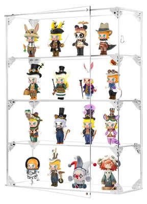 Image de Vitrine acrylique pour objets de collection, avec 4 étagères