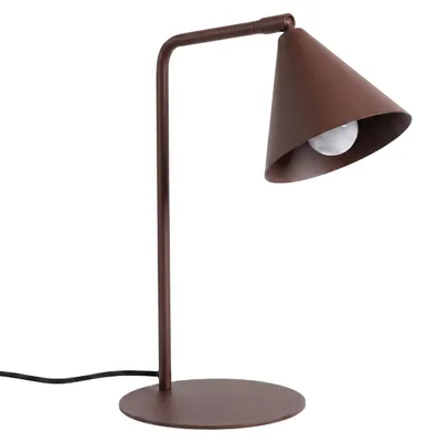 Obrázok produktu pre Lampa stolová NOX hnedá 1xE14  10W oceľ 35x18x18cm Sollux Lighting