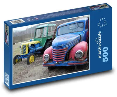 Produktbild von martinpuzzle - Puzzle 500 Teile - Auto - Traktor, LKW