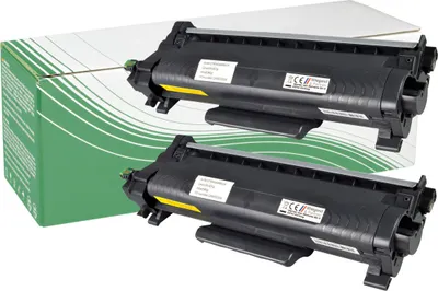 Zdjęcie produktu dla NexoPrint TN-2510XL Podwójny zestaw czarnego tonera kompatybilnego z Brother HL-L 2400 DW HL-L 2400 DWE HL-L 2405 W czarny 6000 stron