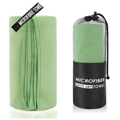 Produktbild von Mikrofaser Sporthandtuch 40x80 cm Schnell trocknend Grün