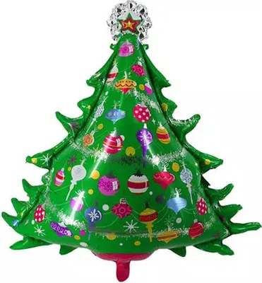 Produktbild von Folienballon Weihnachten, Tannenbaum, ca. 93,5 x 84 cm
