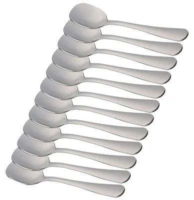12 Eisportionierer aus Edelstahl 14,5 x 3 cm