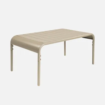 Immagine prodotto di Tavolino da giardino in acciaio, 90 cm, Beige