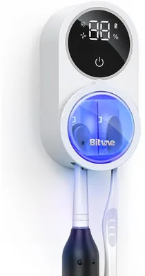 Productafbeelding van Bitvae – UV-sterilisator voor tandenborstels met droogfunctie, inductieschakelaar en LED-display – wit