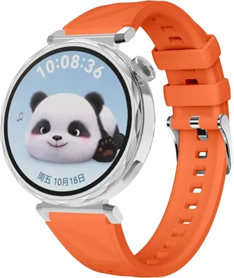 Obrázek produktu pro Pro Huawei Watch GT 5 41mm Design 18mm Sport Silicone Smart Watch Strap Orange