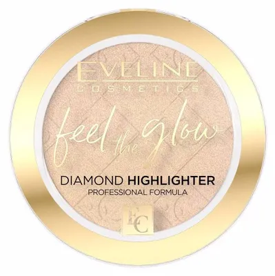 Immagine prodotto di Eveline Cosmetics Feel The Glow – illuminante, a lunga tenuta, luminoso, Tonalità 02 – Cartone da 36