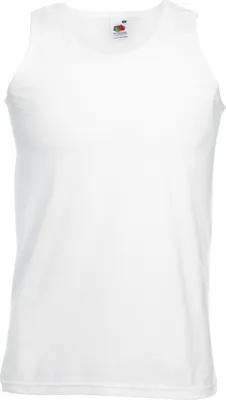 Image de Fruit Of The Loom Débardeur athlétique pour homme BC341 (M) (Blanc)