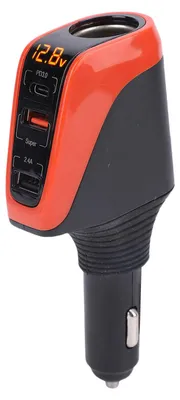 Produktbild von Autoladegerät, 66W, mit 12W USB-Anschluss, 90W Zigarettenanzünder und 20W PD Schnellladefunktion – Autotelefonladegerät und Adapter