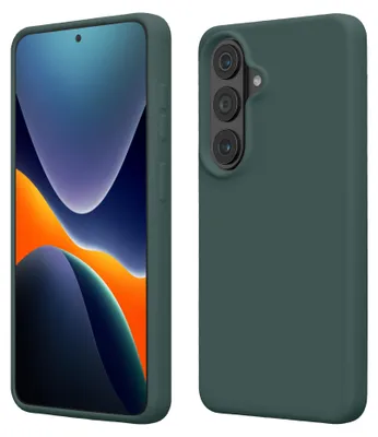 Produktbild von kwmobile Handyhülle für Samsung Galaxy S26 Hülle - Case Silikon - Kabelloses Laden - Schutzhülle Cover in Blaugrün