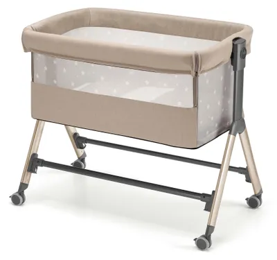 Produktbild von Baby Beistellbett Sempreconte | für 0-9 kg | Braun | 8 Höhen