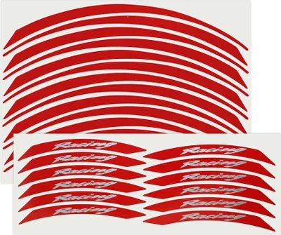 Produktbild von Wheel Rim Klebestreifen für Motorrad Racing Kit Rot