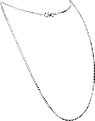 Produktbild von Halskette 925er Silber Venezianer Kette rhodiniert