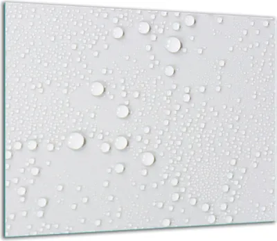 Produktbild von Herdabdeckplatten Glaskeramikkochfeld-Abdeckung Spritzschutz Glas 60x52cm Weiß