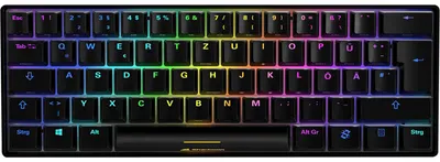 Image de Sharkoon SKILLER SGK50 S4 clavier Gaming USB QWERTZ Allemand Noir