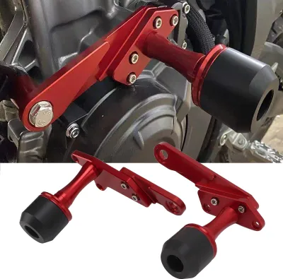 Produktbild von Motorrad-Rahmenschieber, Aluminiumlegierung, rot, rostfrei, Ersatz für CBR500R CB500X 2019+