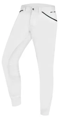 Obrázek produktu pro E.L.T Jezdecké kalhoty pánské Marc Silicone Full Seat Breeches White 54