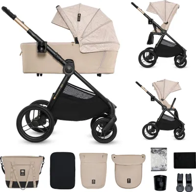 Produktbild von Kinderkraft Kinderwagen 2in1 Nea / Kombikinderwagen, Kinderkraft:Dune Whisper